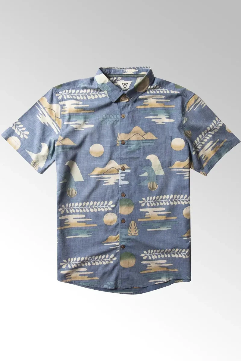 Vissla The Isle SS Shirt Dark Denim
