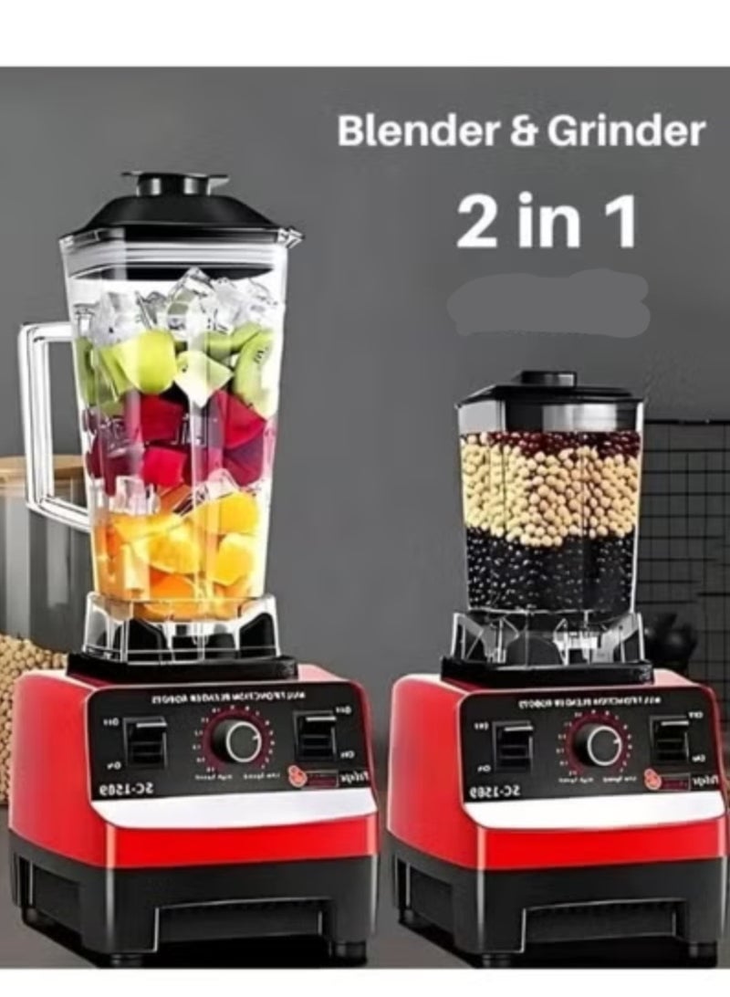 SILVER CREST Electric Blender with Multi-functional Grain Grinder 2.0 liter Adjustable - Image 1