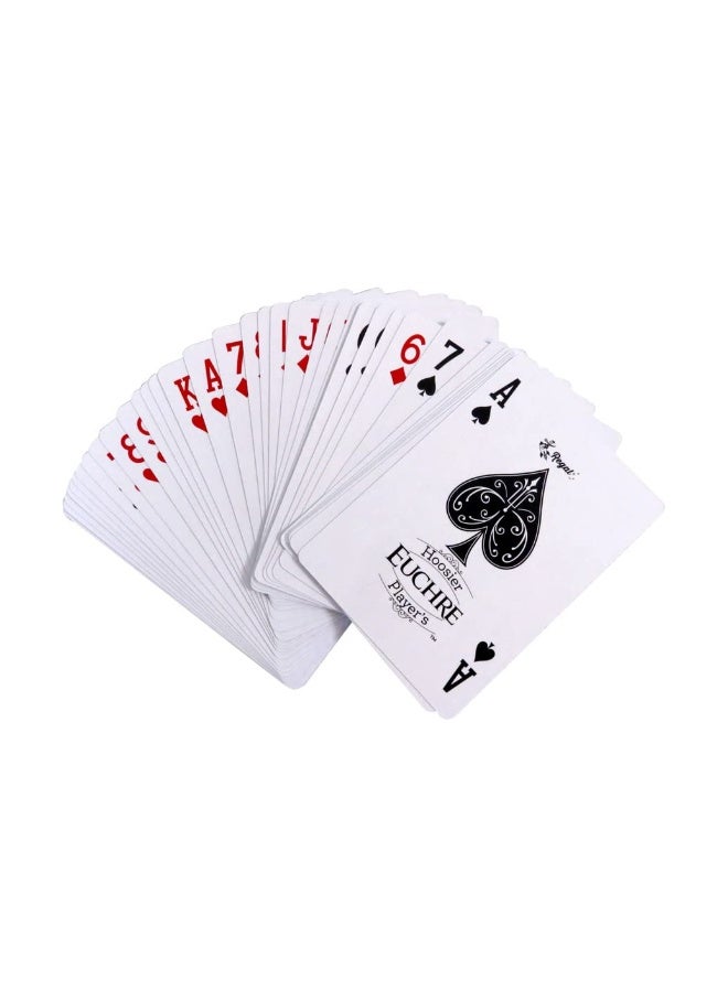 Regal Games - Euchre Card Game Set - Pre-Stripped to 44 Cards for Classic Euchre - Fun, Family-Friendly Group Card Game - Ideal for 2-4 Players Ages 8+ - Includes Score Pad - 2 Pack - Image 4