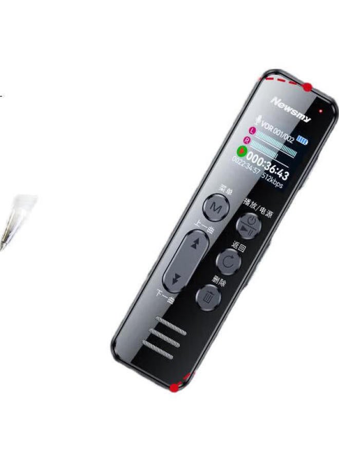 Newsmy Newman Voice Recorder W9 16Gb Large Capacity Lithium Battery Long Standby Time For Study Training Business Meetings Recording And Evidence Preservation Recorder Black - Image 3