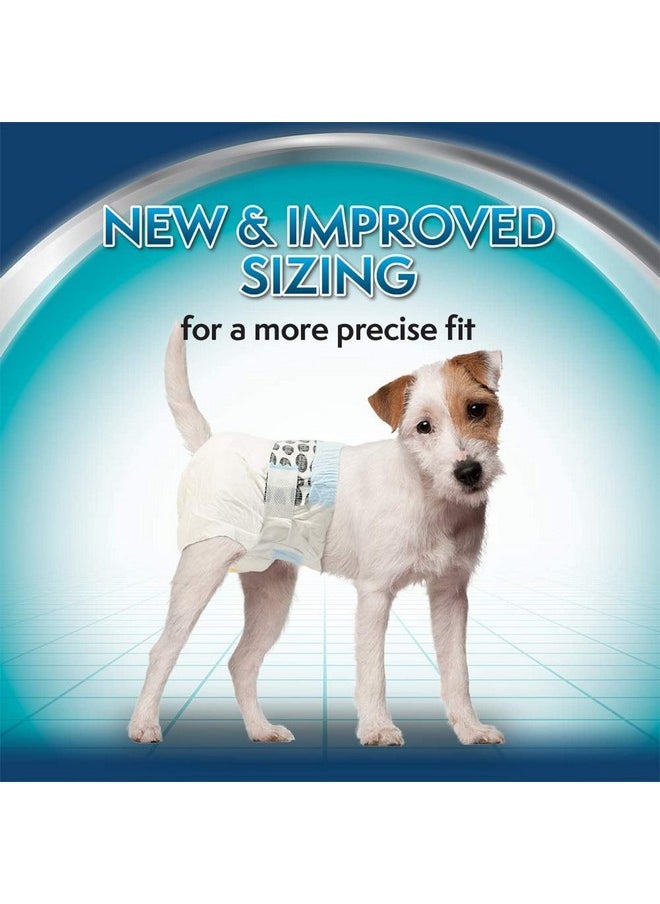 Simple Solution Simple Solution True Fit Disposable Dog Diapers for Female Dogs, Super Absorbent with Wetness Indicator, Leak Proof, Adjustable, Comfortable Fit, Quickly Absorb, Large-XL Size 46-69cm Waist (12 Pack)  - Image 4