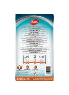 Simple Solution Simple Solution True Fit Disposable Dog Diapers for Female Dogs, Super Absorbent with Wetness Indicator, Leak Proof, Adjustable, Comfortable Fit, Quickly Absorb, Large-XL Size 46-69cm Waist (12 Pack)  - Image 2