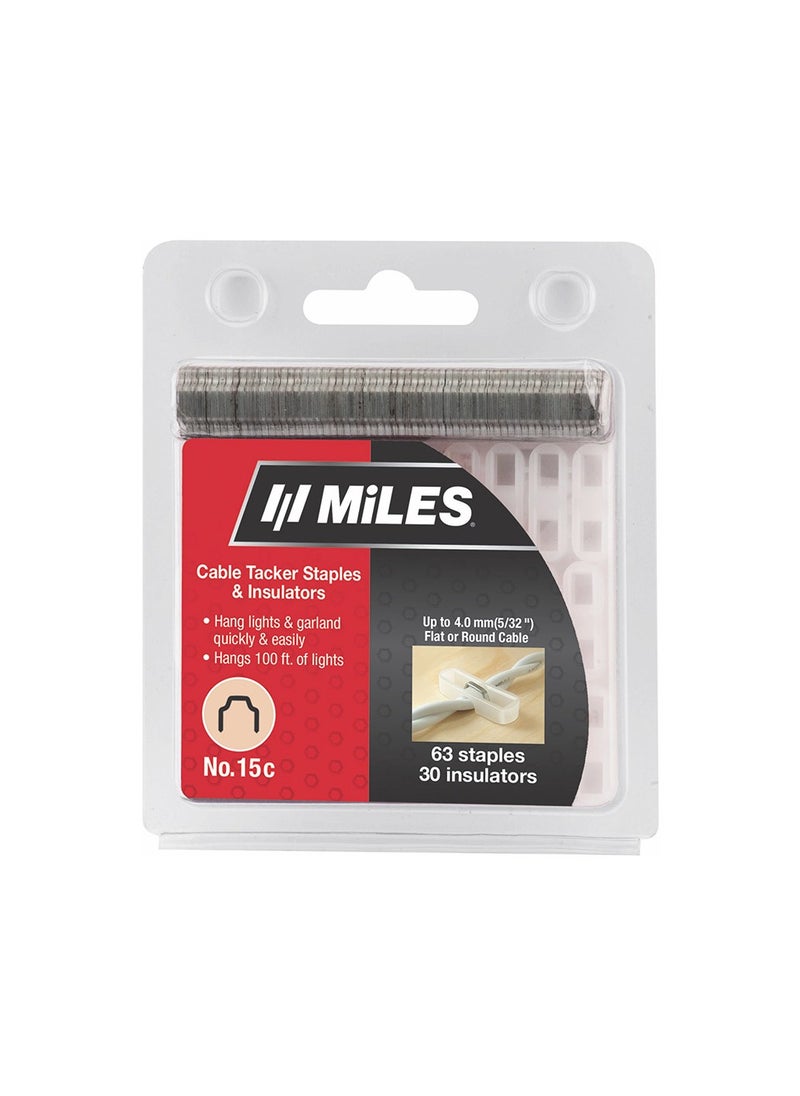 MiLES دبابيس وعوازل الكابلات NO15C-4MM 