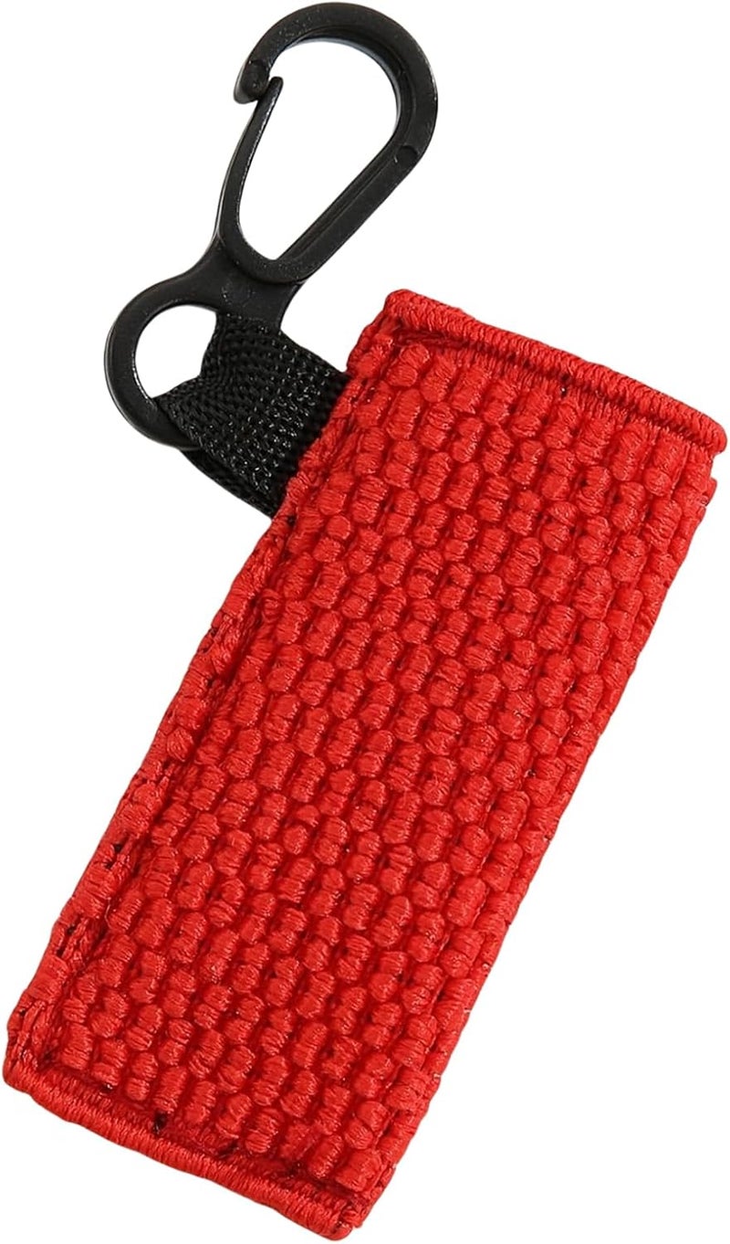 Lip Balm Holder Keychain Portable Cosmetic Storage Bag Fashionable Clip on Chapsticks Organiser Women Girls Clip on Chapsticks Storage Sleeve - Image 5