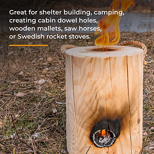 Bushcraft Survival 1.5 Inch Scotch Eye Auger | Manual Hand Wood Auger Drill Bit for Camping & Shelter Building | Heavy Duty Steel Bushcrafting Tools & Backcountry Gear - Image 5