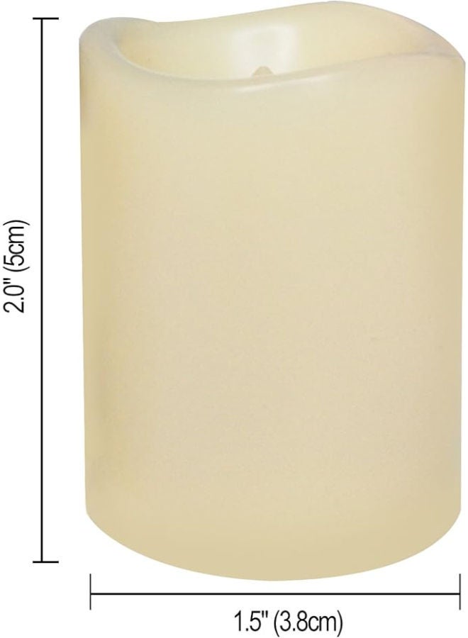 12 pieces - Premium Flameless Candles, LED , 120+ Hours Battery Life, Batteries Included - Image 4