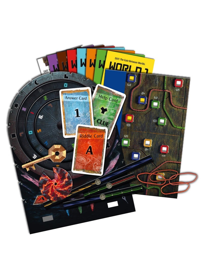 Kosmos Exit: The Gate Between Worlds- Thames & Kosmos - Level: 3/5 - Unique Escape Room Game - 1-4 Players - Puzzle Solving Strategy Board Games for Adults & Kids, Ages 10+ - - Image 2