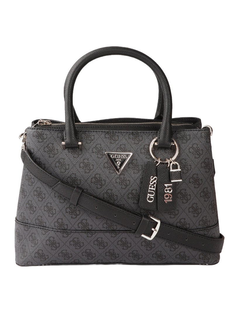 جس حقيبة GUESS الكلاسيكية المزخرفة بشعار GUESS  - Image 1