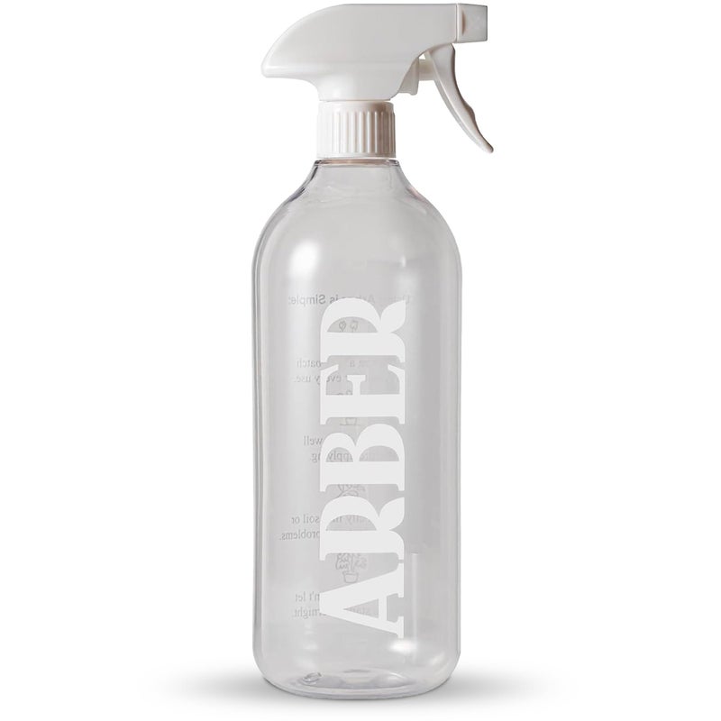 Arber 32 oz Spray Bottle for Plants & Home by Arber â€“ Translucent Refillable Trigger Sprayer with Adjustable Nozzle (Fine Mist to Stream) â€“ Leakproof Heavy-Duty Plastic for Gardening & Pet Care - Image 1