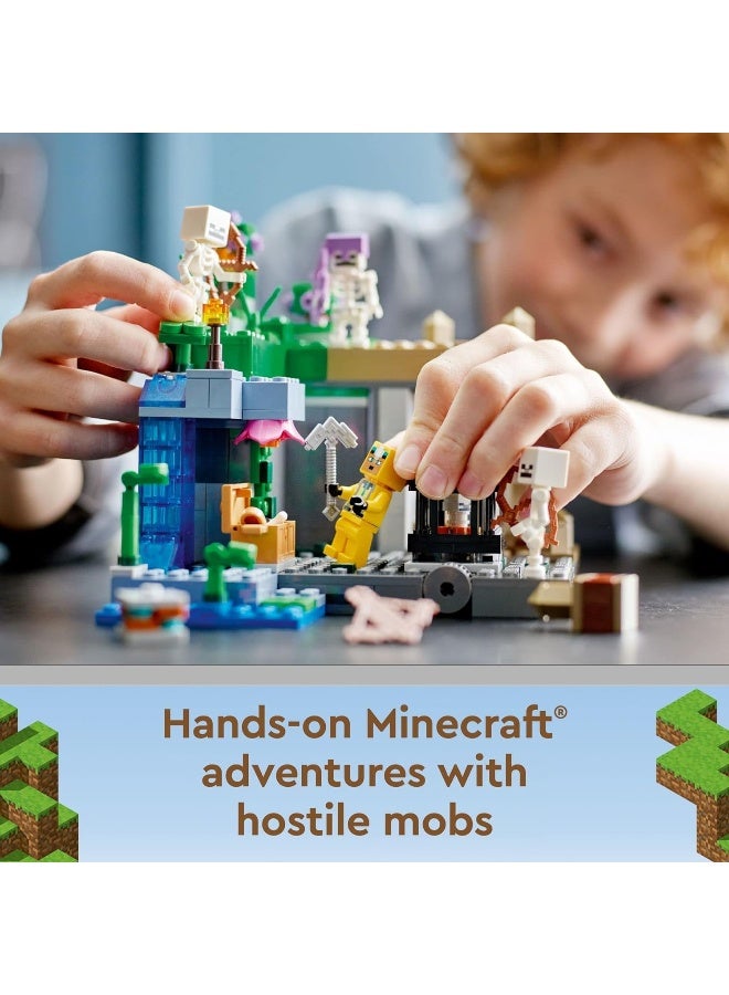 LEGO Minecraft The Skeleton Dungeon 21189 Building Toy Set for Kids, Girls, and Boys Ages 8+; Fun Toy with Spawner and Cave Explorer (364 Pieces) - Image 4