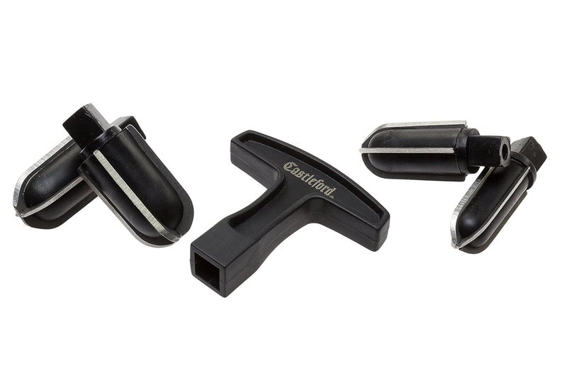Castleford T-Handle 4-Size Pipe Reamer Set - Image 3