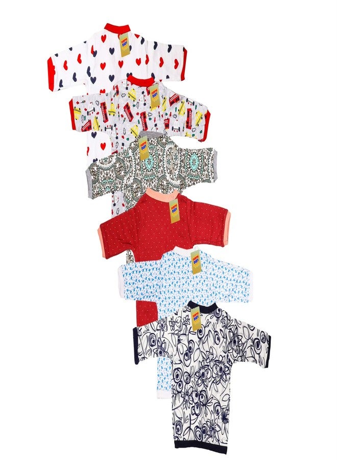 First Kids Step Baby Boy's & Baby Girl's Shirt (Shirt-frontopen_Multicolored_0-6 Months) - Image 2