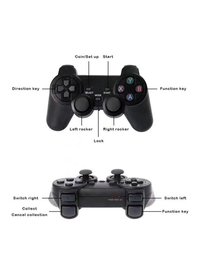 ELTRAZONE Classic M8 Game Stick 4K Game Console with Two 2.4G Wireless Gamepads Dual Players HDMI Output Built in 3500 Classic Games Compatible with Android TV/PC/Laptop/Projector - Image 3