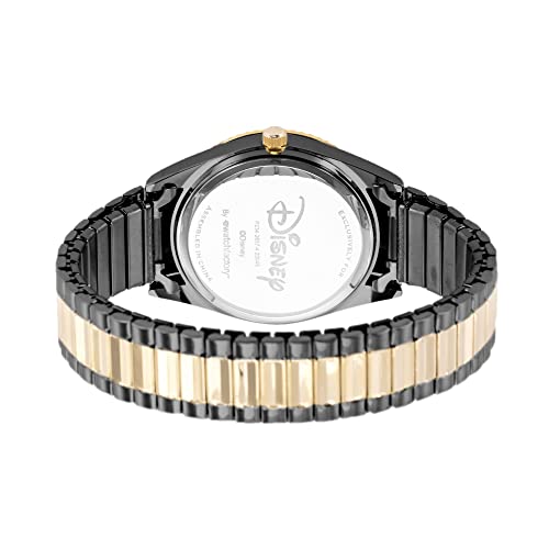 Disney Mickey Mouse Watch Men Mickey Mouse Watches for Men Watch Mens Watches Classic Toys for with Golden Bezel and Multicolor Bracelet - Image 3
