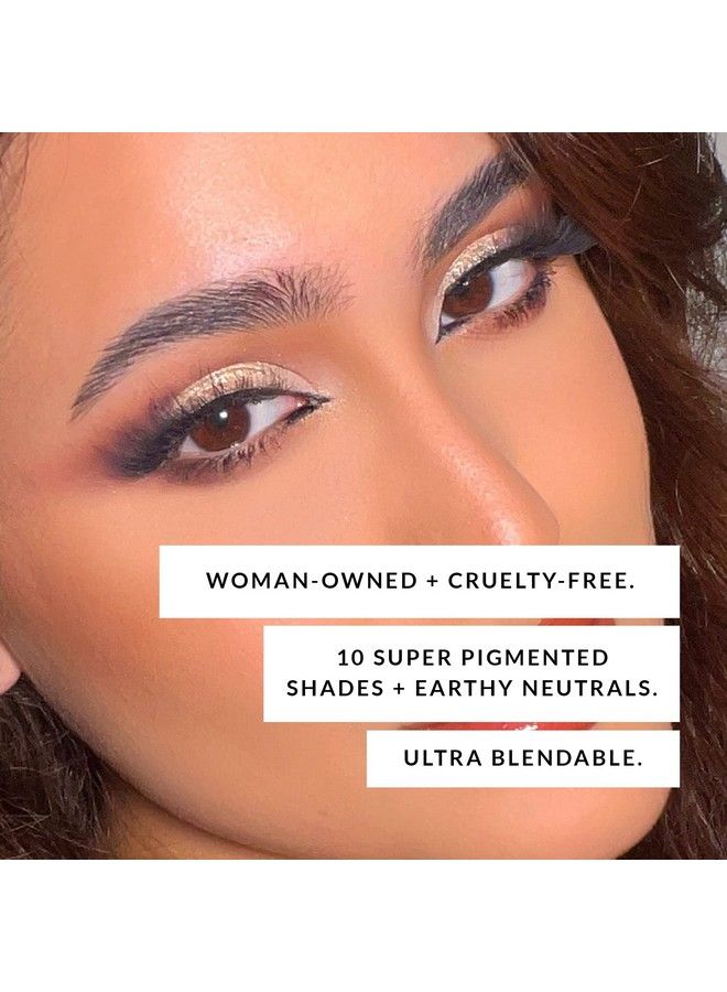 K7L Airbrushed Neutral Glitter Eyeshadow Palette - Image 4
