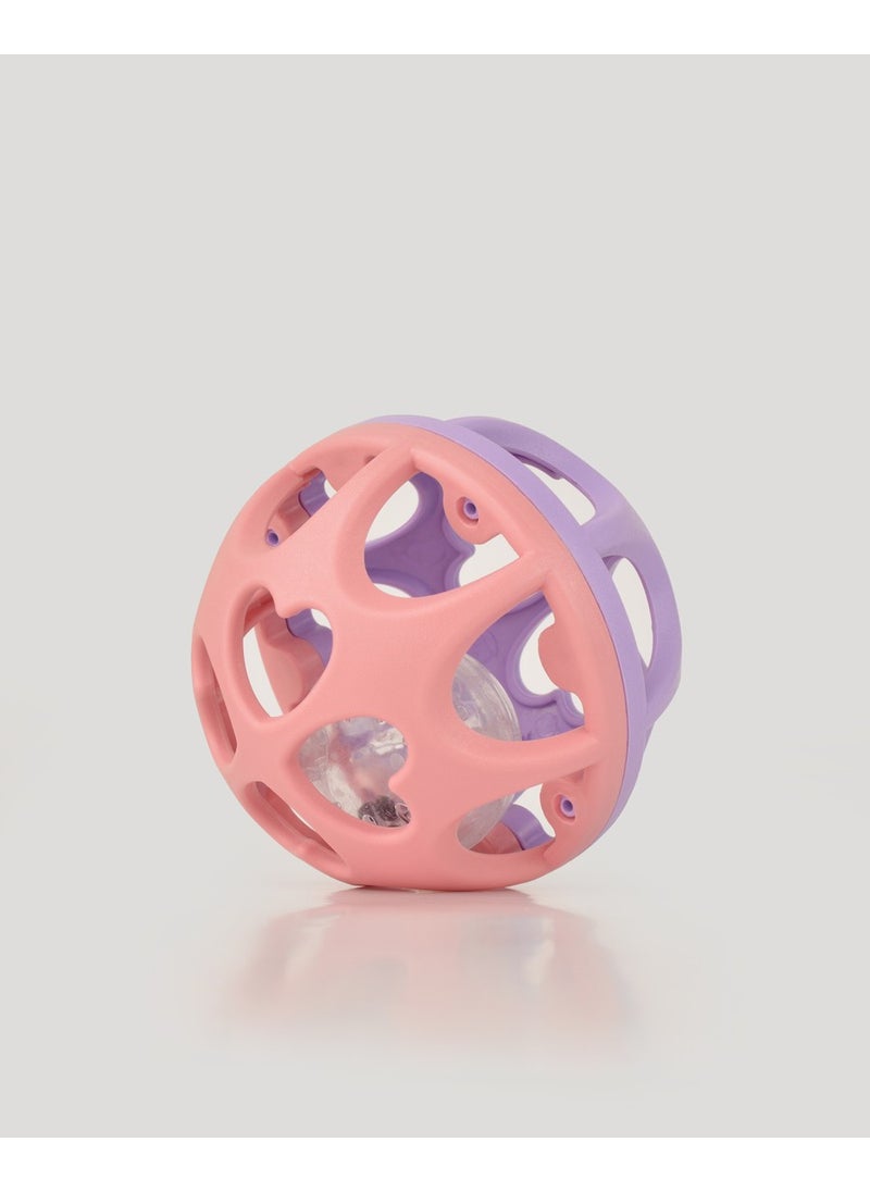 Let's Be Child - Lc Pink Lilac Cheerful Ball Rattle - Image 1