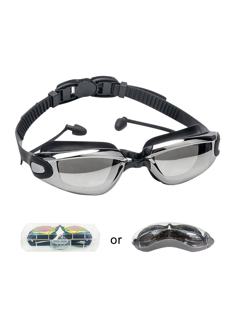 Electroplated swimming goggles HD anti-fog waterproof swimming goggles - Image 1