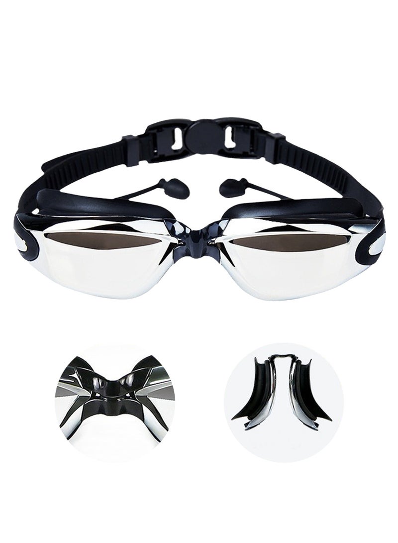 Electroplated swimming goggles HD anti-fog waterproof swimming goggles - Image 3