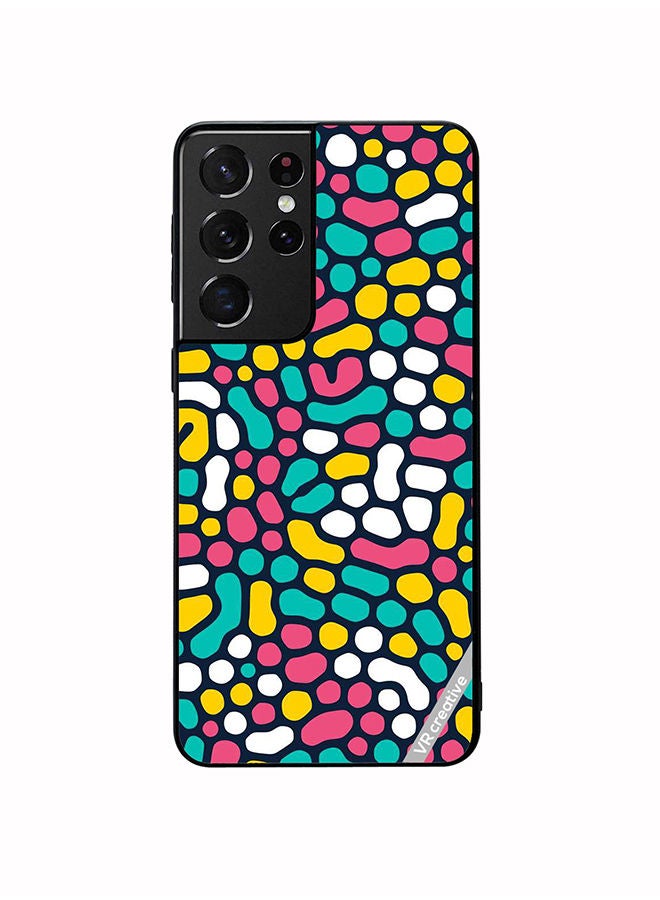 VR CREATIVE Protective Case Cover For Samsung Galaxy S21 Ultra 5G Multicolor Design - Image 1