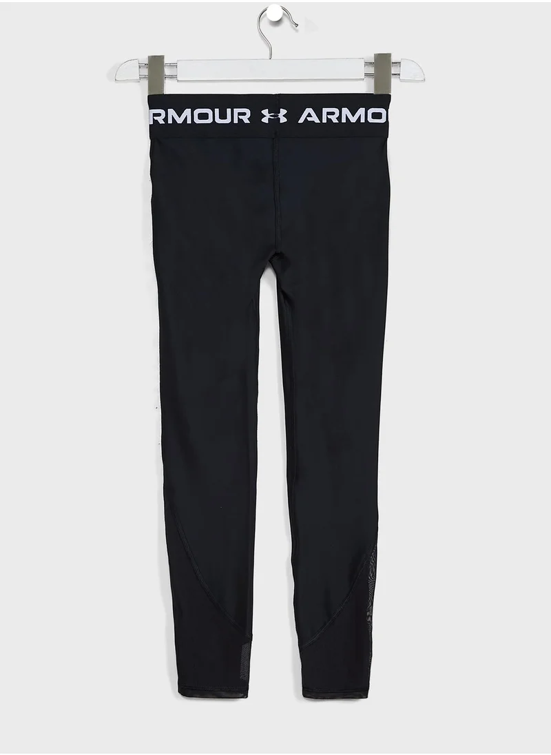 UNDER ARMOUR Girls' HeatGear Armour Leggings