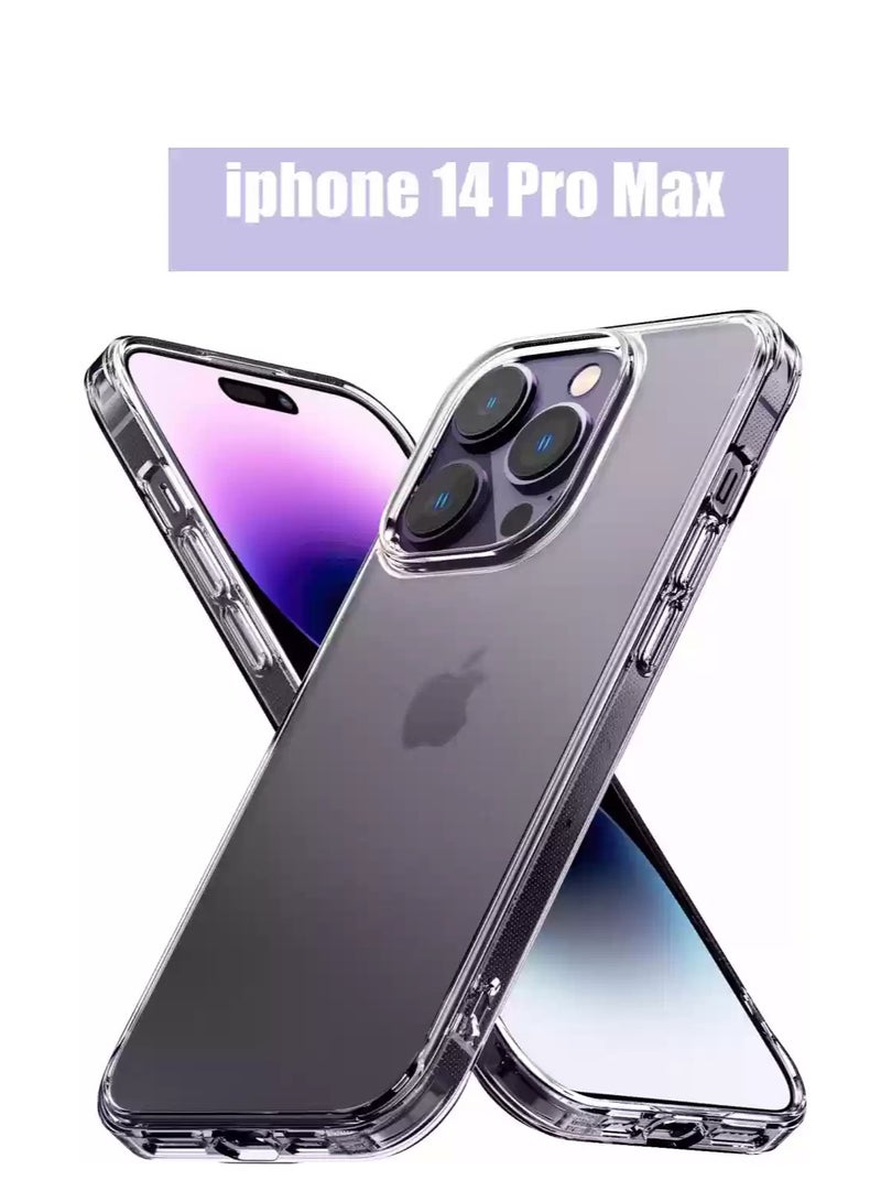 Silicone Protective Clear Cover Corner for IPhone 16 PRO MAX Ultra-Hybrid Crystal Clear Back Case Cover for |Shockproof Design | Camera Protection Bump | Hard Clear Back | Bumper Case (Pc & TPU |Transparent) NON YELLOW - Image 1