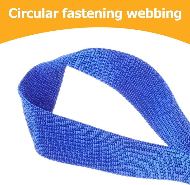 Motorcycle Ratchet Straps Loop Tie Down Strap 30.5cm X 2.5cm Heavy-Duty for Bike Rack Cargo Transport - Image 1