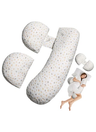 Pregnancy Pillow, Comfort U Shaped Full Pregnancy Body Pillow, Support for Back, Hips, Legs, Maternity Woman Pillow with Detachable and Adjustable Pillow Cover, Soft Pillow For Pregnant Woman - pzsku/Z7C4CE57CABC5C9162F47Z/45/_/1740992959/5ca4b6f6-5708-483c-b879-05acbaffd751