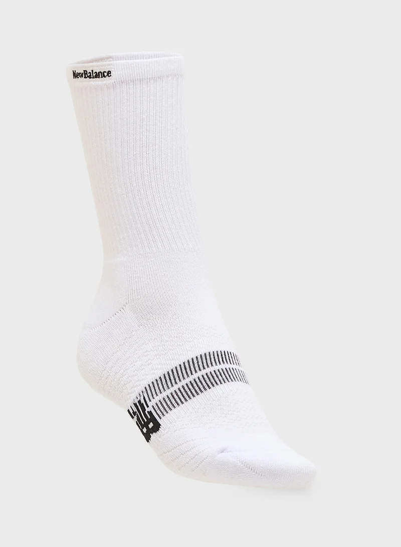 New Balance 3 Pack Embroidery Crew Socks