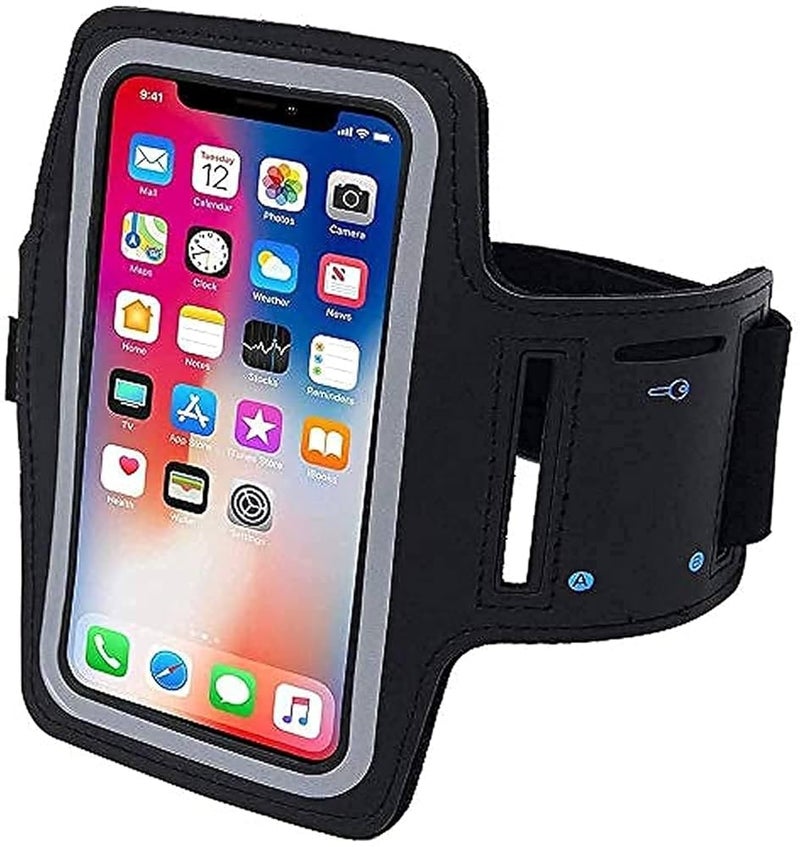 Aeoss Waterproof Running Armband for Phone with Case Compatible with iPhone 13 Mini (Small - 5.5") - Image 1