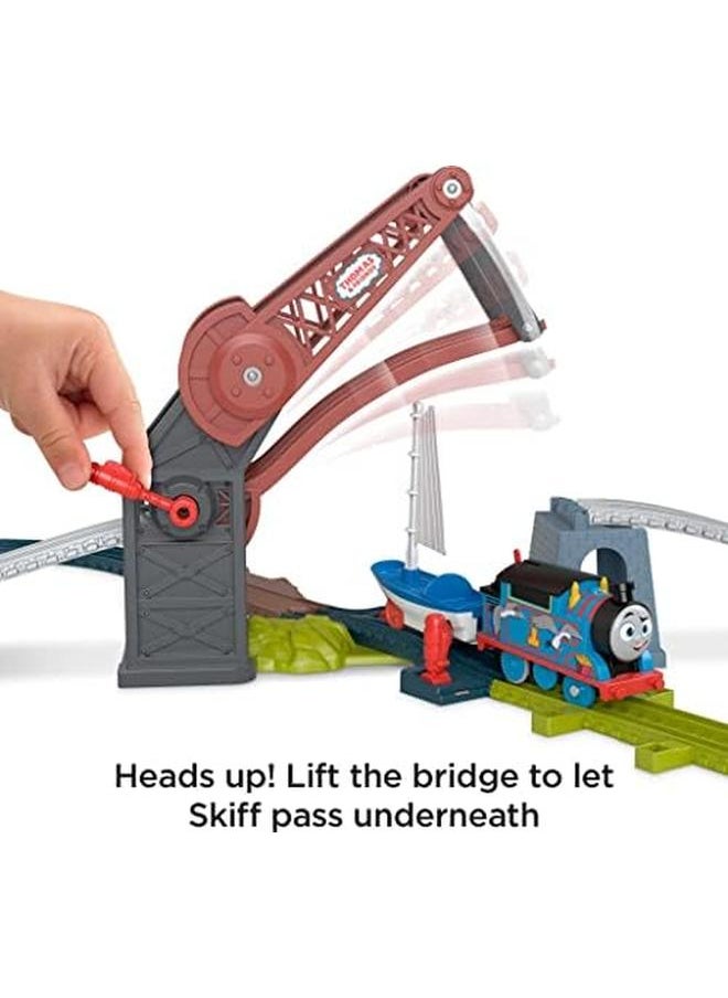 THOMAS & FRIENDS - Bridge Lift Thomas And Skiff Motorized Train Set - Image 1
