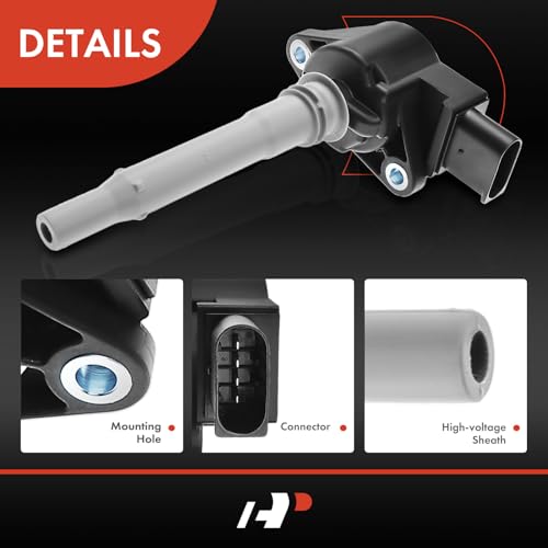 A-Premium Engine Ignition Coil Pack Compatible with Mercedes-Benz C63 CL63 CLK63 CLS63 E63 R63 S63 SL63 SLS ML63 AMG & More, 6.0L 6.3L - Image 5