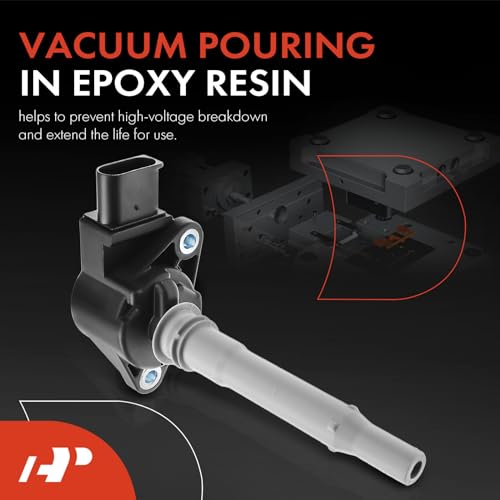 A-Premium Engine Ignition Coil Pack Compatible with Mercedes-Benz C63 CL63 CLK63 CLS63 E63 R63 S63 SL63 SLS ML63 AMG & More, 6.0L 6.3L - Image 3