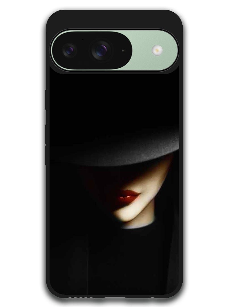 Theodor Protective Case Anti Scratch Shock Proof Bumper Cover For Google Pixel 9 Hat Girl  - Image 1