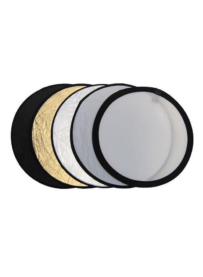 NIBEMINENT Round Collapsible Multi Disc Light Reflector Set 110centimeter Multicolour