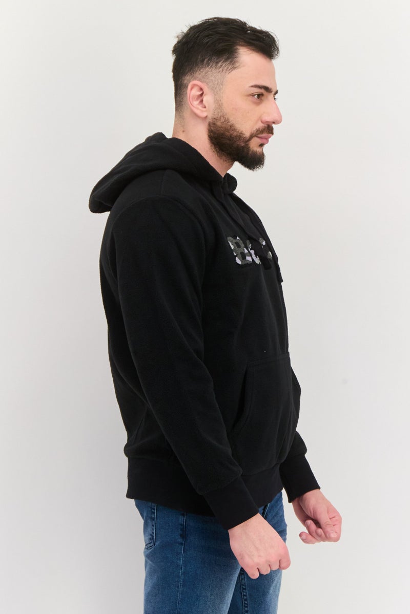 Bench Men Sportswear Fit Hooded Outdoors Sweatshirt, Black - Image 4