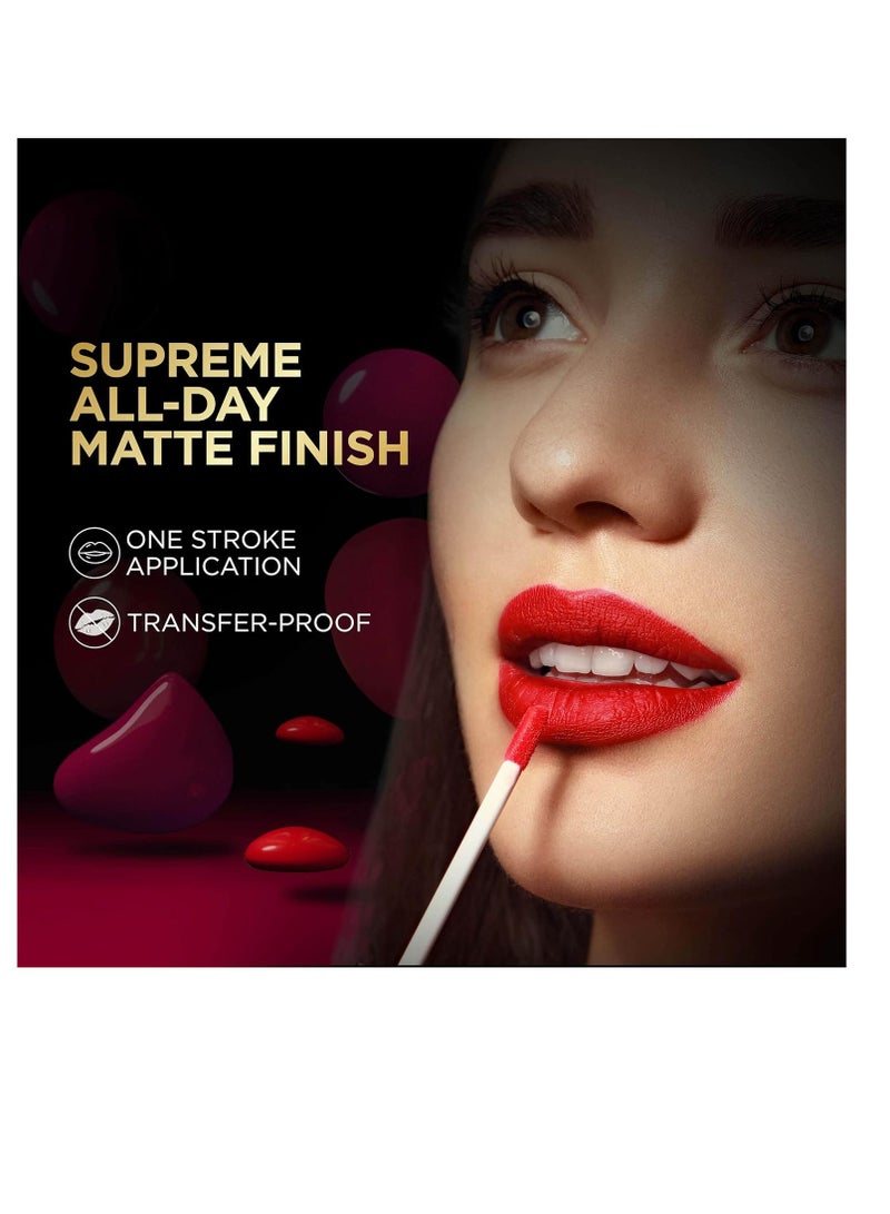 فايسز كندا FACES CANADA أحمر شفاه سائل مريح غير لامع - Note To Self 07 (بني) 3.8 مل لون غير لامع مريح يدوم 10 ساعات غني بزيت اللوز وفيتامين E ناعم للغاية لا يجف بدون كحول - Image 3