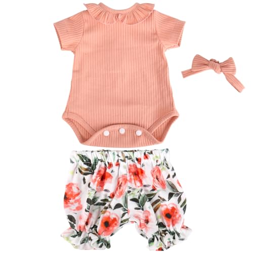 Aori Reborn Baby Dolls Clothes 20 inch Outfit Shirt and Floral Pants Set for 1720 Inch Lifelike Reborn Girl Doll - Image 1