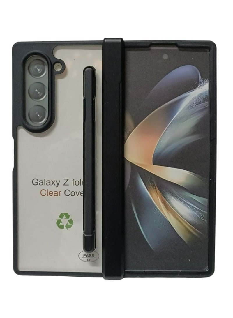 Case for Samsung Galaxy Z Fold 6 Shockproof Hinge Protection Case with S Pen - Image 1