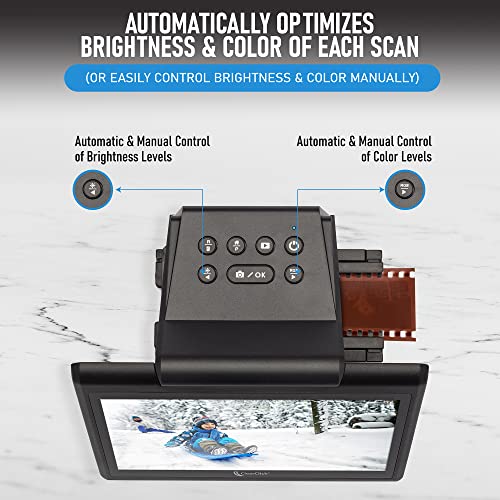 ClearClick Virtuoso 3.0 (Third Generation) 22MP Film & Slide Scanner (35mm, 110, 126) with Large 7" LCD Screen - Convert Slides and Negatives to Digital Photos - Image 4