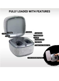 Nourest 3-in-1 Comfort F1 Foot Massager + Ottoman-Light Grey  - Image 4