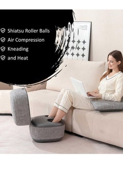Nourest 3-in-1 Comfort F1 Foot Massager + Ottoman-Light Grey  - Image 5