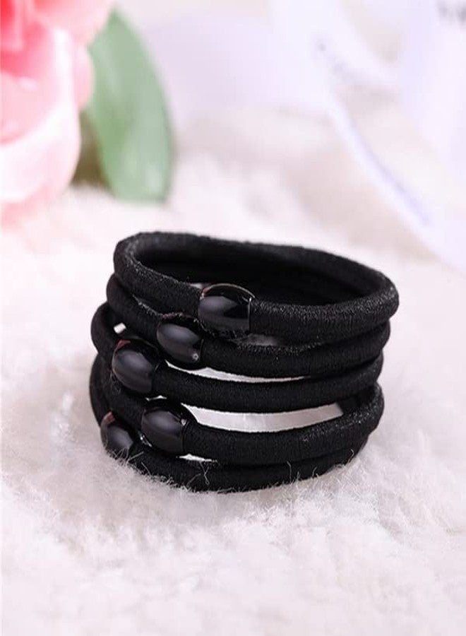 APSAMBR-Hair rubber Ring rubber Colorful Hair rubber Hair accessories Hair clip Rubber band Hair band Simple cute Fashionable ladies - Image 5