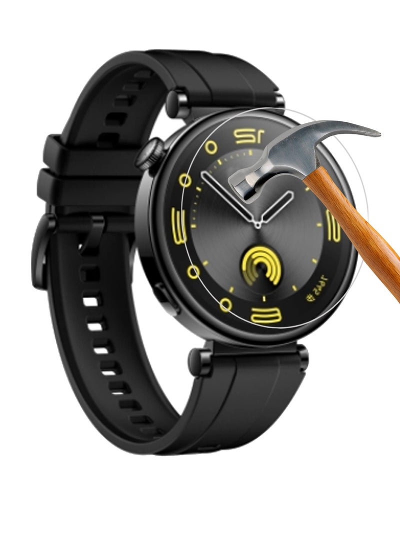 2 Pcs Huawei Watch GT 4 41mm Tempered Glass Screen Protector With Invisible HD Dustproof Anti-Scratch Tempered Glass Screen Protector for Huawei Watch GT 4 41mm Transparent  - Image 5
