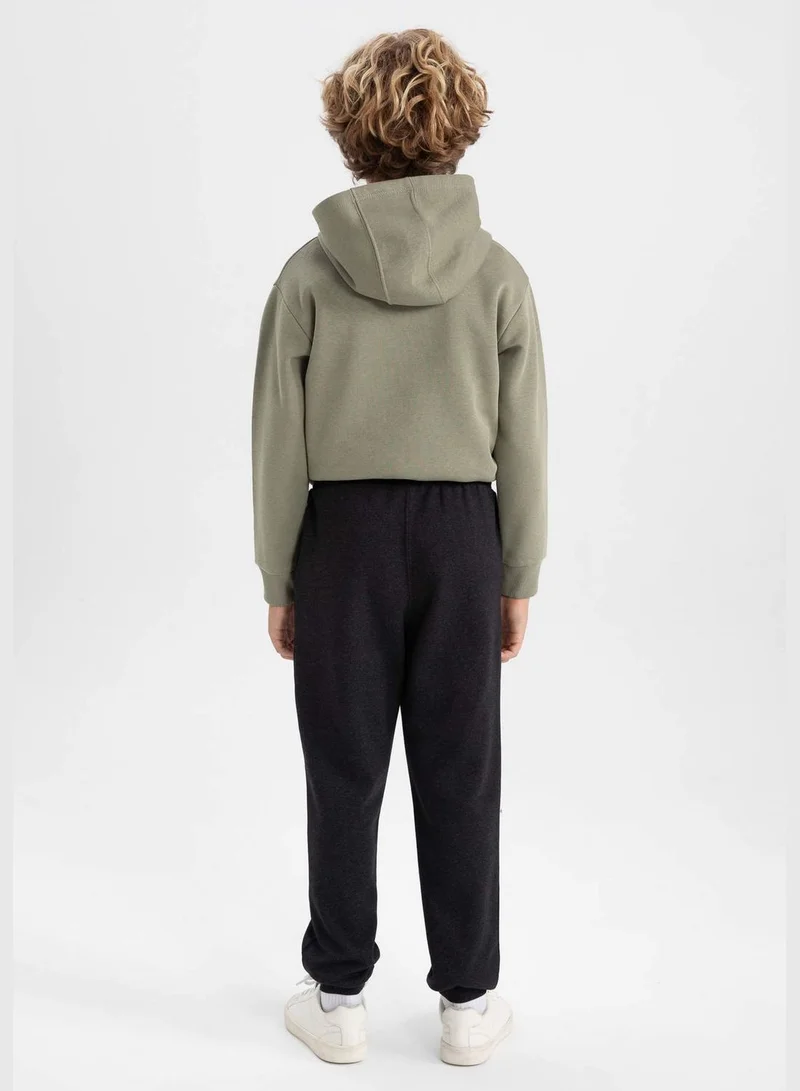 ديفاكتو Long Sleeve Printed Hoodie & Sweatpants Set