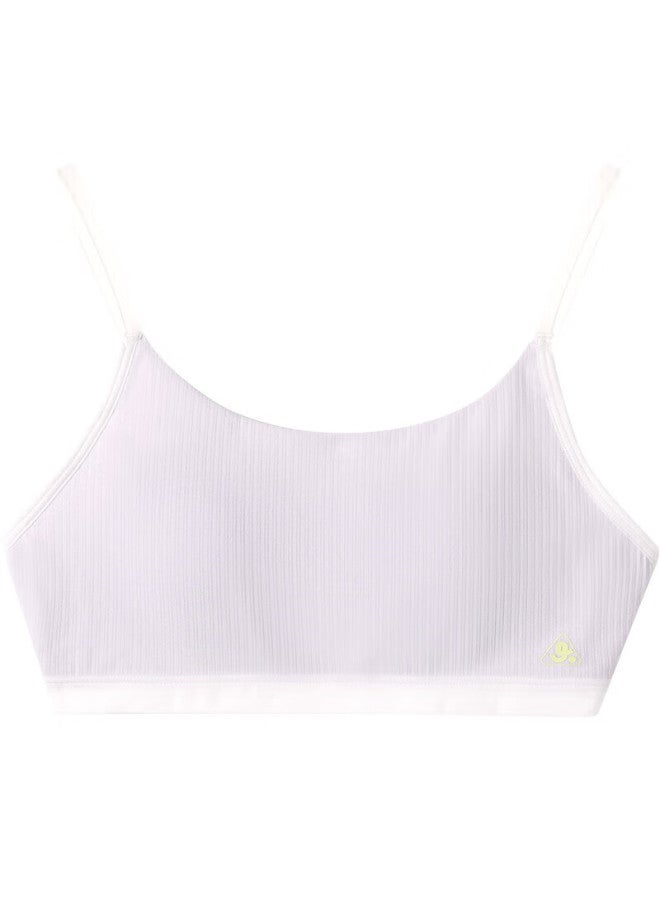 Long time companion Jiusuibian Girls' Modal Primary School Student Children's Vest Teenage Underwear Stage 1 401014 Star Purple A90 - Image 2