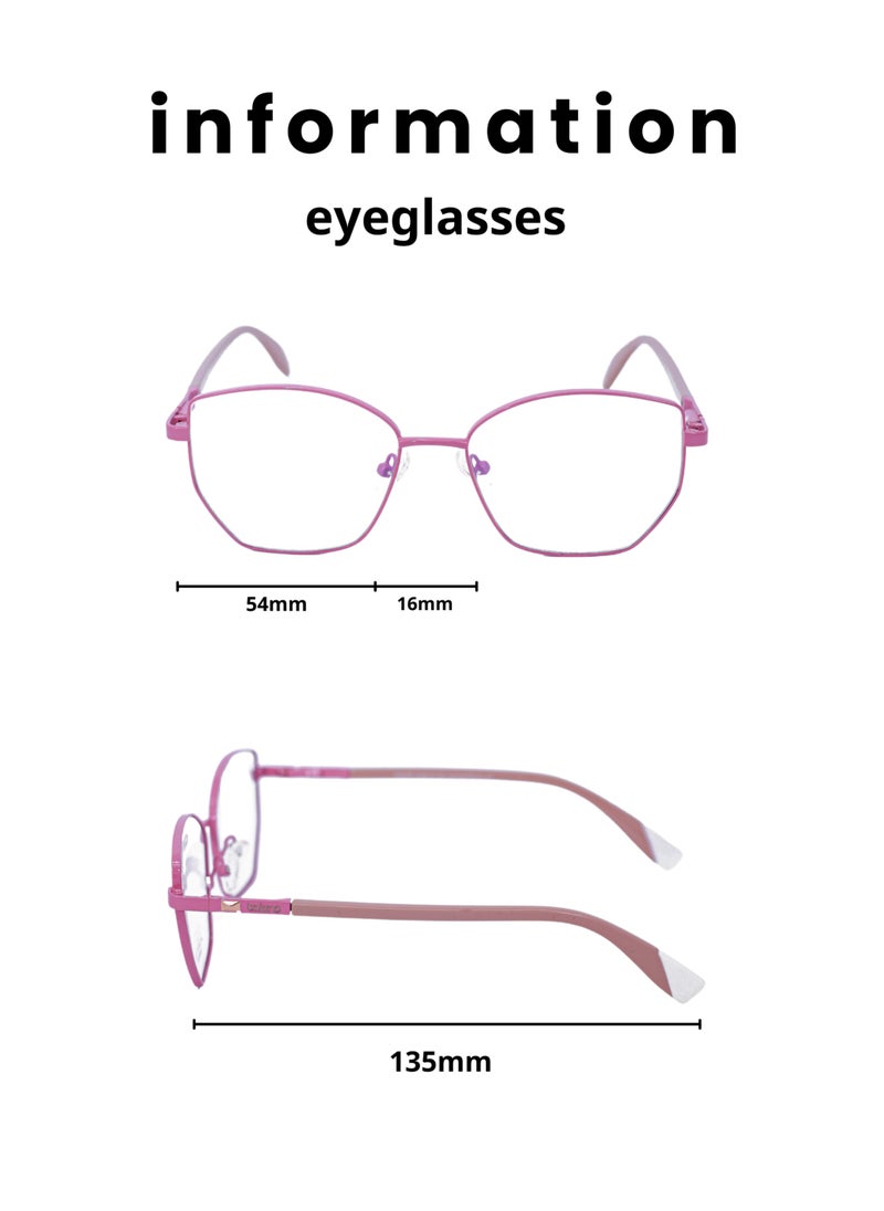 Baleno Hexagonal Frame Eyeglasses with High-Quality Anti-Reflective Lenses - Stylish & Durable Prescription Glasses  - Image 2