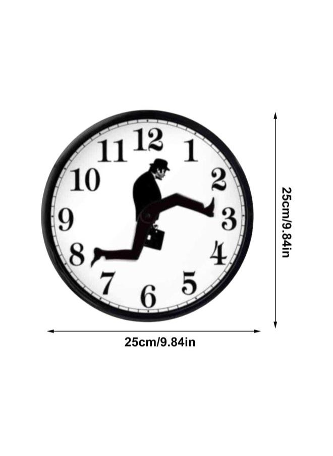 Ministry of Silly Walks Clock, 10 inch Round Funny Modern Silent Wall Watch Clock Easy Installation for Living Room Decor - pzsku/Z7C4DC481A1FFF0511F9EZ/45/_/1733076785/c6707915-c7d6-413b-a4dd-6a50889ca645