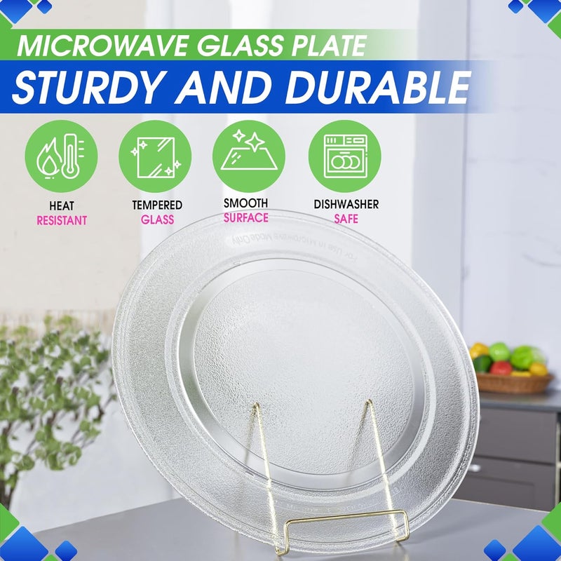 Bagean Microwave Plate Replacement 16 inch Fits WB49X10166 GE Microwave Turntable Plate - Exactly Replaces Rotating Replacement Microwave Glass Plate - Oven Dish Tray For Better Reheating and Cooking - Image 2