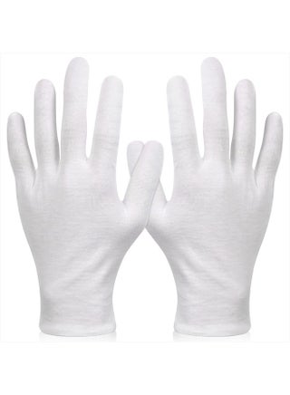 Paxcoo 6 Pairs XL White Cotton Gloves for Dry Hand Moisturizing Cosmetic Eczema Hand Spa and Coin Jewelry Inspection - pzsku/Z7C4DE84CB9DF5EDD89A9Z/45/_/1684046631/ac7556fc-f62b-45f0-9b88-c38c73875478