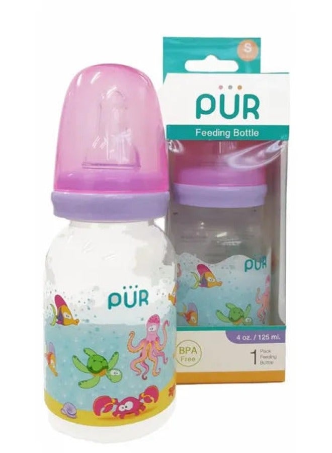 Pur Classic Round Feeding Bottle 125 ML - Image 1